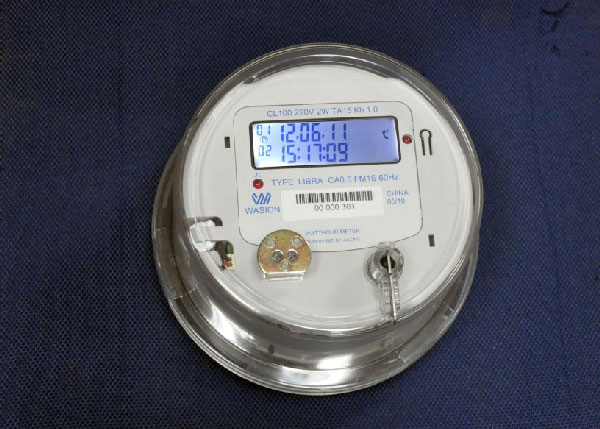 Libra type watt-hour meter
