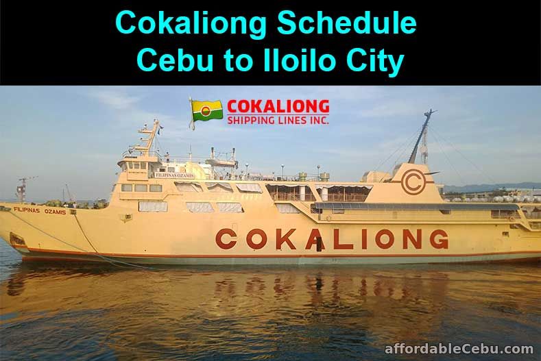 Cokaliong Schedule Cebu to Iloilo City